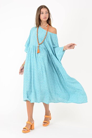 Park Moda ΦΟΡΕΜΑ BOHO AN136 ΜΕ ΣΧΕΔΙΟ ΛΟΥΛΟΥΔΙΑ ΚΑΙ ΡΟΜΠΑΛΙ ΜΕ ΦΟΡΕΜΑΤΑ