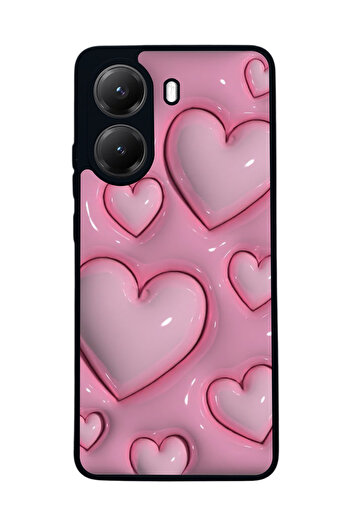 Aksel Kılıf Xiaomi Poco X7 Pro Compatible Printed, Matte Black, Soft Silicone, Protective, Shock-Absorbing Cover, Case
