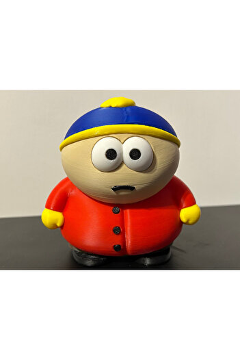HasFar Tech Cartman Eric South Park Red Coat Decorative Figure – 3D Printed Collectible Figurine