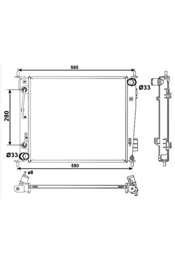 NRF Radiator, Kia SOUL I