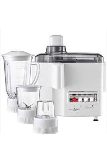 Bonjour 4 in 1 Blender & Juicer, 3-Speed, Ice Crusher, Chopper, Grinder, Juice Jug, Safety Interlock