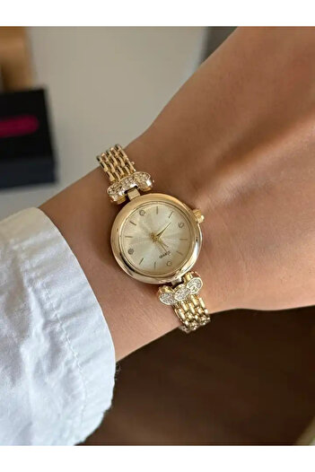 RoseandRoses Mahre Minimal Women's Wristwatch Gold (Gold Dial)