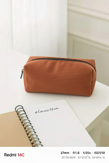 elma Velvet Pen Holder