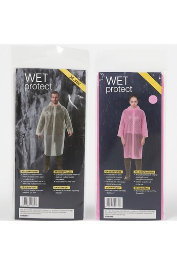 OEM Unisex Raincoat with Hood, Long and Lightweight, Waterproof PE, Reusable, Suitable for Travel, Conce