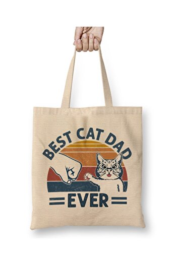 Toyaso Vintage Best Boxer Dad Ever Bump Fit Dog Dad Funny Fathers Day Gifts Dog Tote Bag