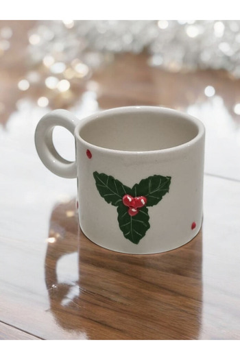 seda seramik Handmade Embossed Cocktail Mug 200 ml Mug, Cup, Coffee