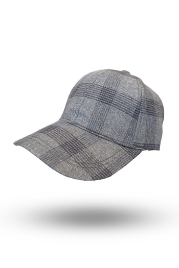 BASIC Unisex plaid autumn/winter hat