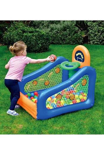Generic Inflatable Kids' Basketball Hoop and Ball Pit Toy