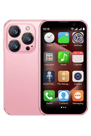 SOYES Clearance - XS18 PRO 3G Mini Smartphone with 3.0-inch Display and MTK Quad-Core Processor - Pink