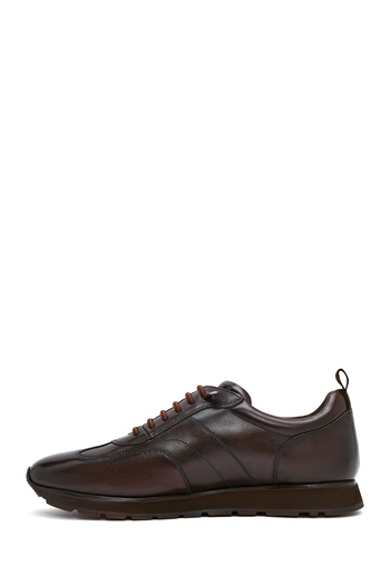Derimod Men's Brown Lace-Up Leather Casual Sneaker 25Wfd693522