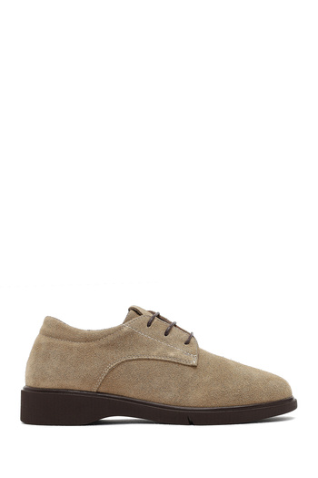 Derimod Women's Mink Suede Leather Masculine Shoes 25Afd414510