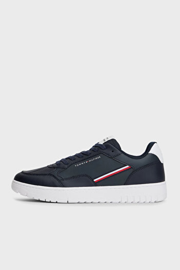 Tommy Hilfiger Men Desert Sky Basket Core Stripe Low Top Sneakers