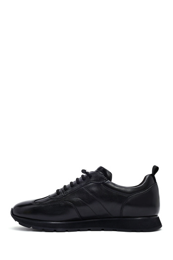 Derimod Men's Black Lace-Up Leather Casual Sneaker 25Wfd693522