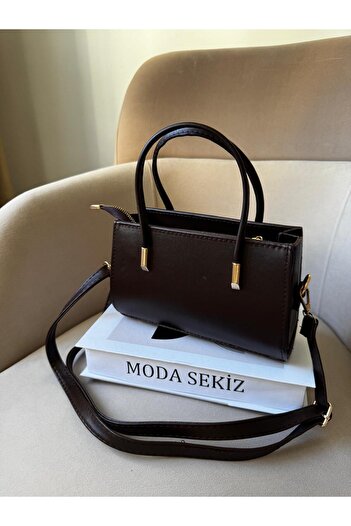 Moda Sekiz Women's Faux Leather Crossbody Hand and Shoulder Bag