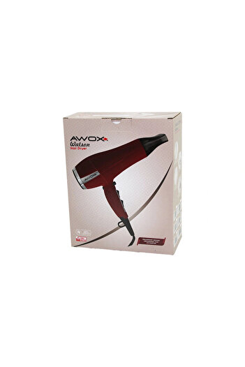 shopwave Watson Red Hair Dryer - Blasting Cold Air 2 Stage Fan - 3 Stage Temperature 2400W (5047)
