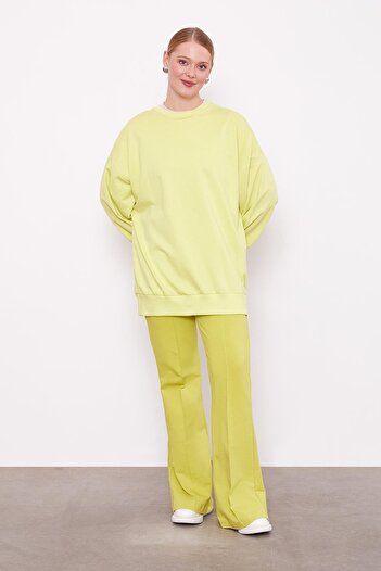 Levidor A.Green Crew Neck Oversize Sweatshirt