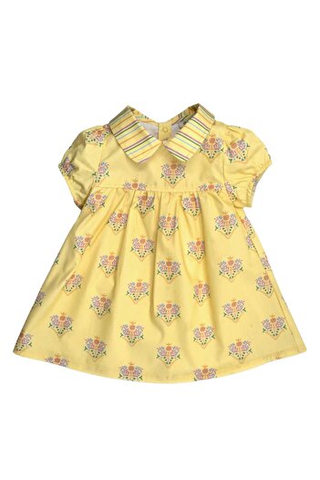Ozmoz By Mukadder Özden 100% Cotton Floral Summer Baby Girl Panty Dress Set