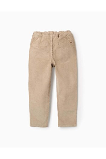 Ziddy Corduroy Chino Trousers for Boys 'Straight Fit', Beige
