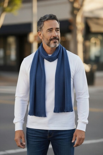 Generic Warm Wool Scarf for Winter Season Men or Women Made In Turkey
