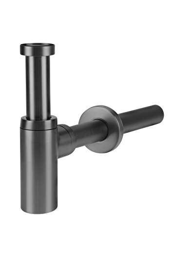 Other Bottle sink siphon, brass, graphite, 5/4"