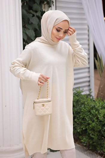 İmajButik Stone Cold Yarn Mercerized Knitwear Sweater