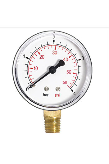 Other 2.5 bar pressure gauge, 63 mm dial, 1/4" bottom inlet