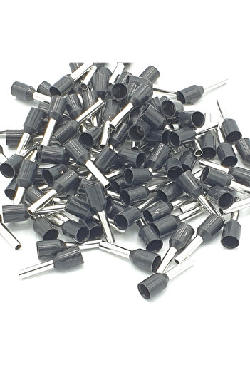 Other 100 pieces of 1.5mm² insulated black single cable lugs