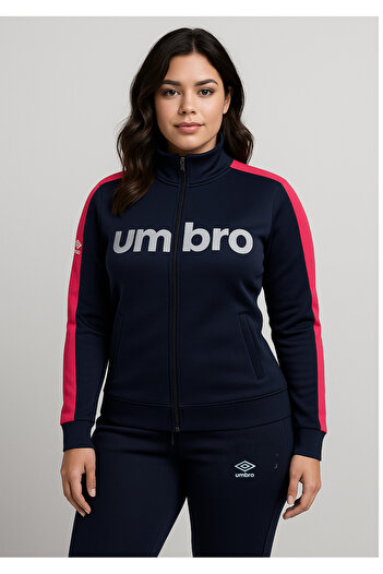 style iconic Women’s Zip-Up Track Jacket – Black & Blue Designs | Sporty Full-Zip Casual Top