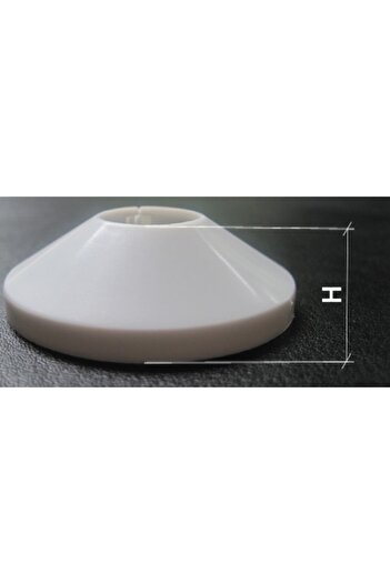 Other 2 pcs x 2 white rosette (plastic collar for covering radiator pipes) 28 mm