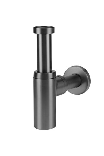 Other Bottle sink siphon, brass, graphite, 5/4"