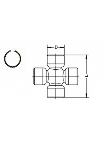 Löbro Drive shaft joint RENAULT TRUCKS B body 1986-1990