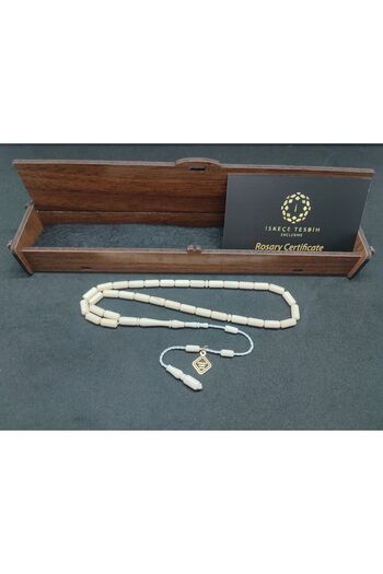 İskeçe Exclusive Not Anywhere Else! İskeçeli Cemil Masterpiece with Wooden Box 11.05 Gr. Has Ivory Certificate 8575