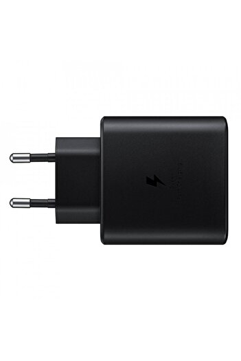 Samsung Charger for Plug Type-C, Fast Charging, 45W - (EP-TA845EBE) - Black (Bulk Packing)
