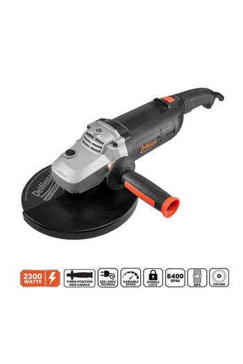 DEWESSER Angle Grinder (230 mm 2300 W) DS-1808