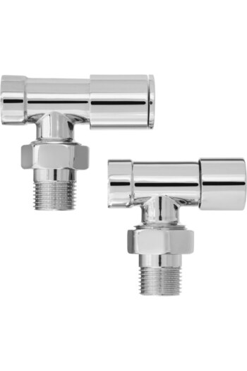 Other Set of 1/2" angle radiator valves, chrome color
