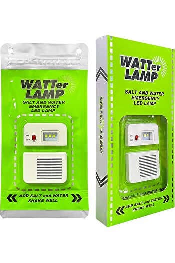 Fipka VKOSHA Salt Water Lamp Emergency Lighting Outdoor Lamp No Battery Pollution-Free Environmental Prote