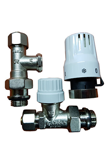 Other Simple thermostatic set (supply, return, head), PEX connection