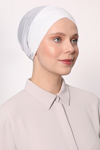 Levidor White Climafit Cross Bonnet