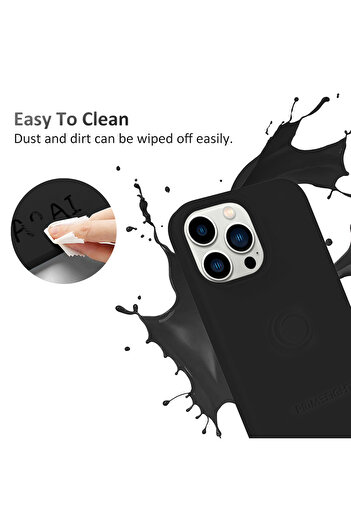 PRIMEEIGHT iPhone 12 Pro Max Case 6.7 inch Shockproof Curved Edges apple case Anti Scratch protective Black