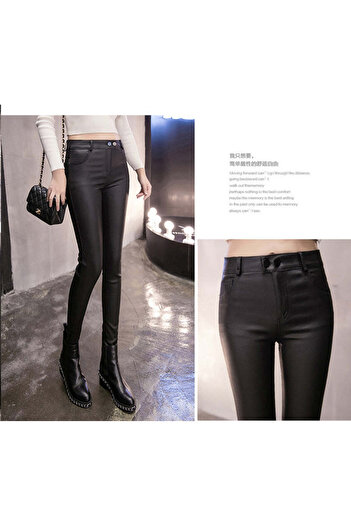 WildFashion Casual padded pants made of super elastic material H674-1