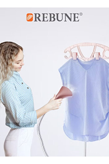 rebune Vertical Steam Iron – Two Steam Levels 1.7 L 1800 W RE-3-071 Pink