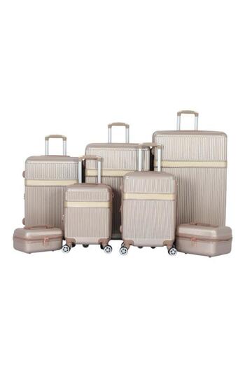 AVIATOR Dabsh Arayes 7-Piece Luggage Set with Durable Zipper - 360 Degree Double Covers