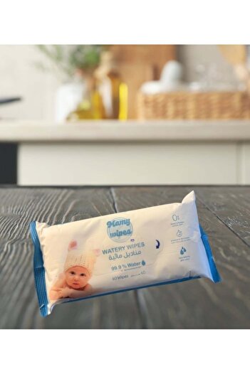 MAMY Water Wipes 60 Wipes - MAMY