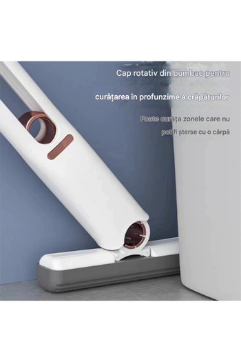 JML Portable Hand Mop 25cm, With Wringing System Manual Cleaning