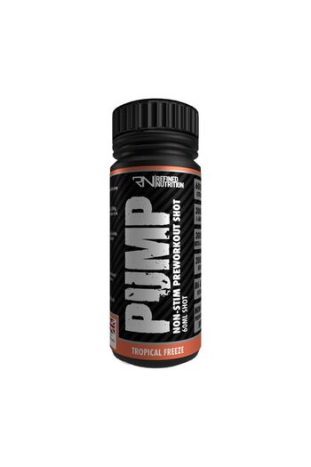 Refined Nutrition Pump Non Stim Enegy Drink, Tropical Freez, (Box OF 12 Shots)