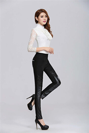 WildFashion Super elastic pants in two textures D806-1