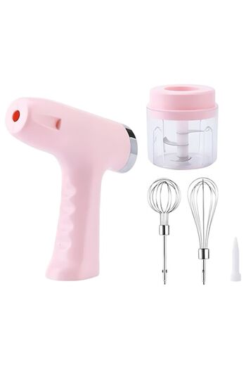 ANGMAD Mini Mixer/Blender Electric 3in1 ANGMAD, Portable, 5 Speed Levels, Rechargeable, with 4 Accessories