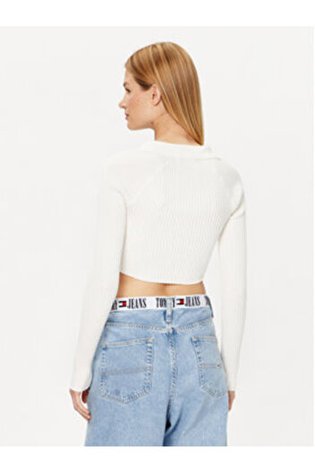 Tommy Jeans Women's Sweater DW0DW14950 Beige