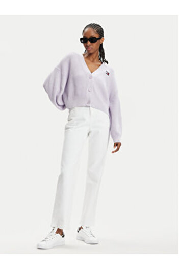 Tommy Jeans Women's Cardigan DW0DW17253 Purple