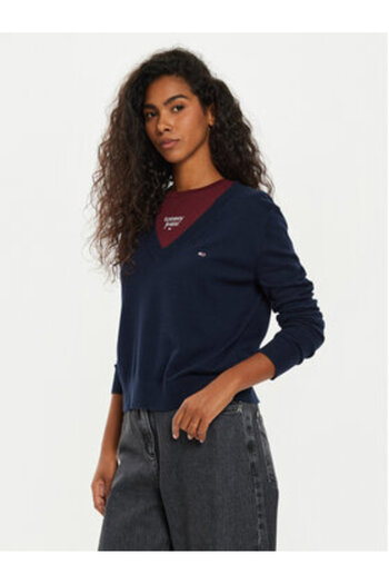 Tommy Jeans Women's Sweater DW0DW18670 Blue